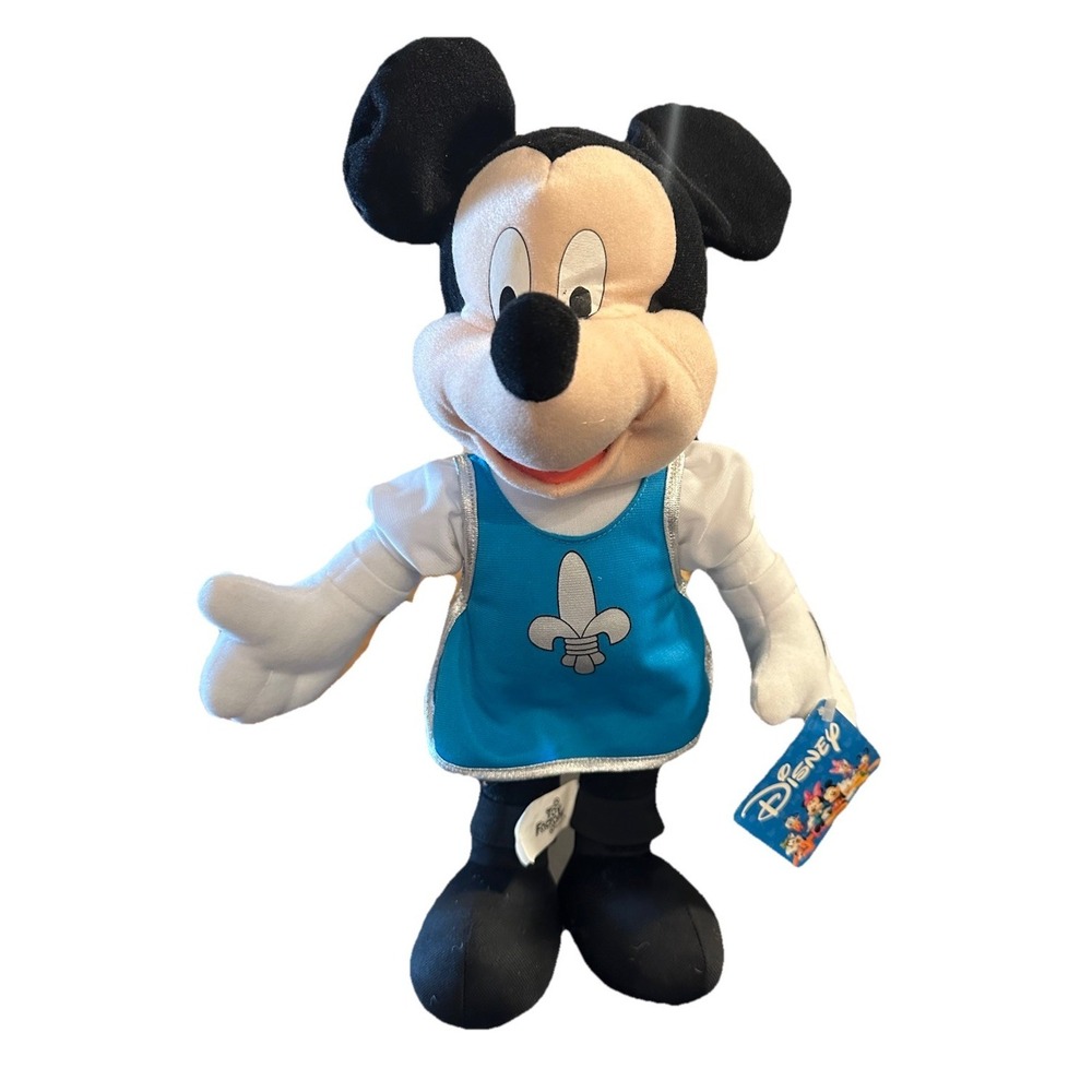 Three Musketeers‎ Mickey Mouse Mouseketeer Plush Walt Disney W/ Tag